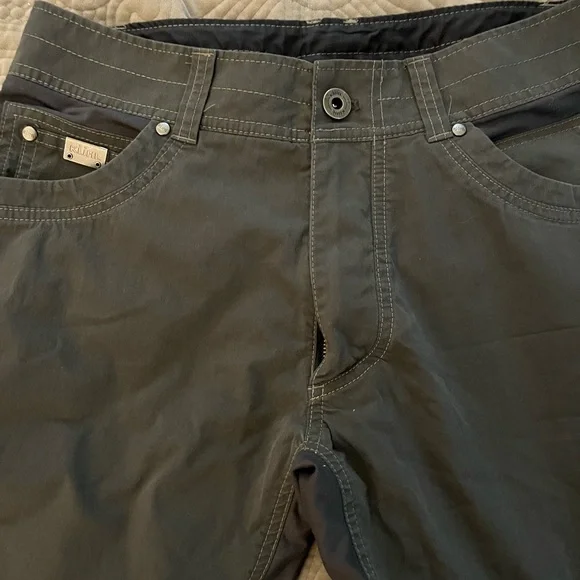 Kuhl Men's Dark Olive Cargo Pants - Picture 2 of 2